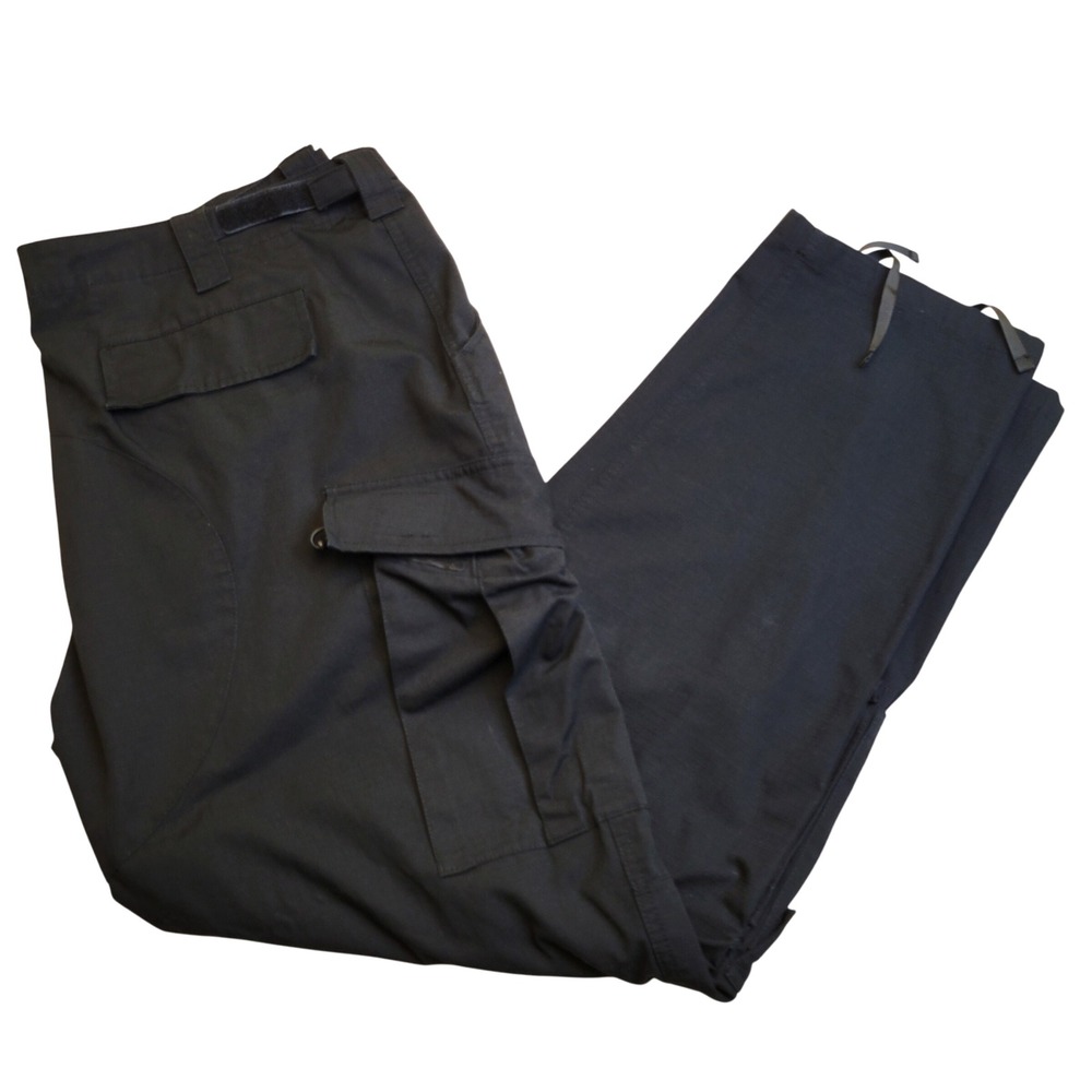 CQR Men's Black Cargo Tactical Pants 40x30 Large‎ Utility Outdoor Work Pants